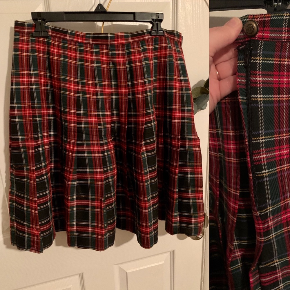 Vintage Plaid Skirt ✨